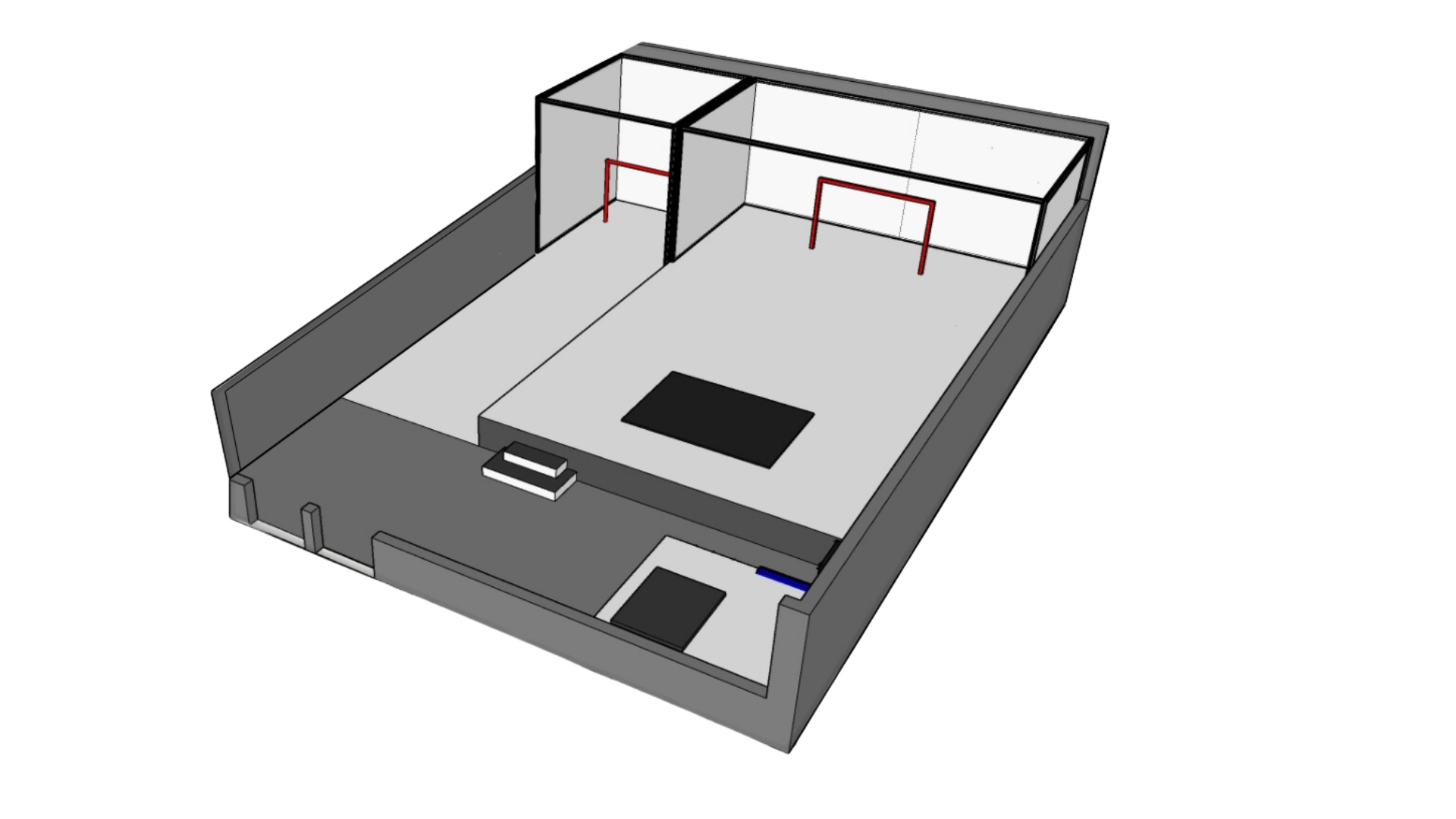 AKHockey Facility Render — Starter Layout