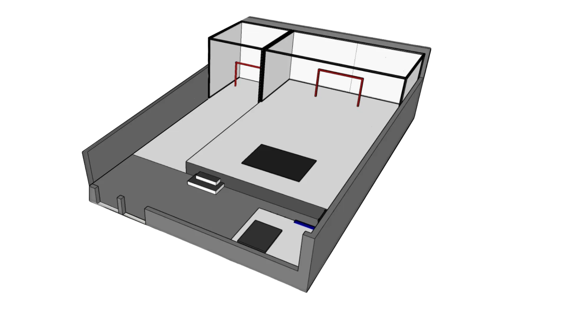 AKHockey Facility Render — Starter Layout