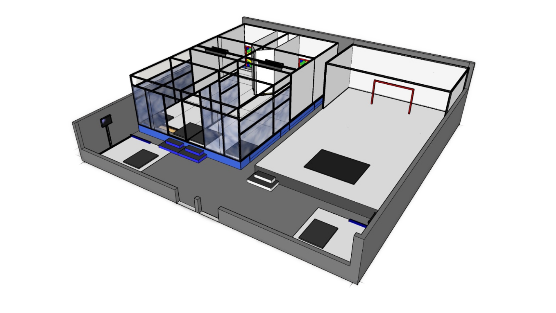 AKHockey Facility Render — Standard Facility